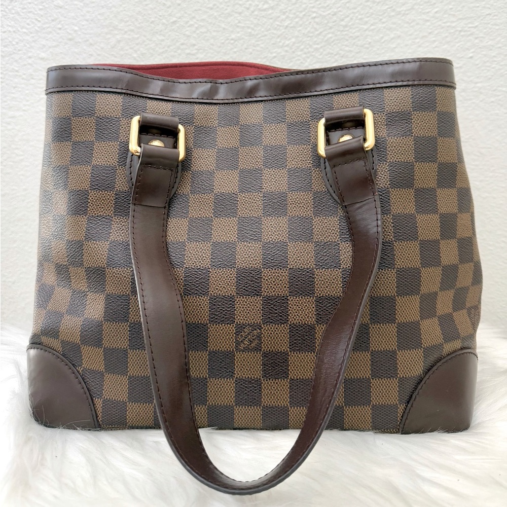 LOUIS VUITTON Damier Ebene Hamstead PM Handbag - Picture 4 of 17